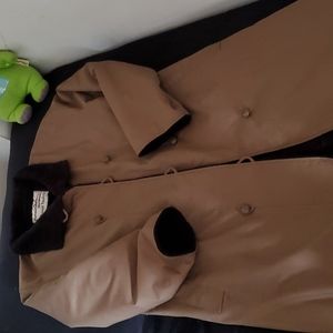 Brown lined Bonnie Cashin for Russel Taylor coat